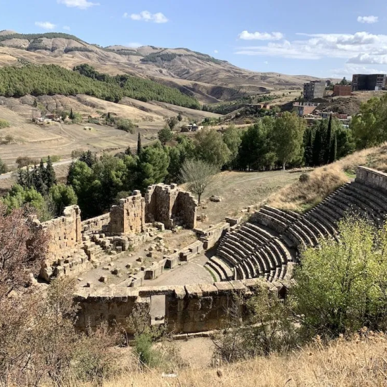 Djemila amphitheater