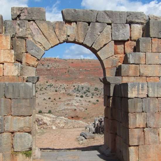 Roman arch at Tiddis archeological site