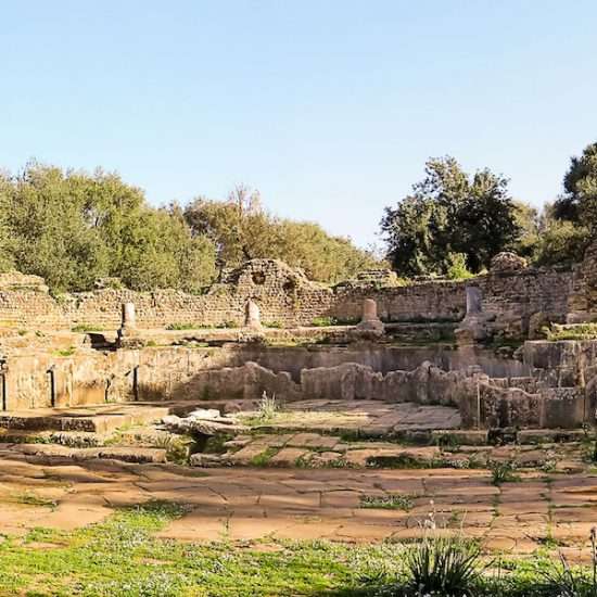 Roman ruins at Tipaza archeological site