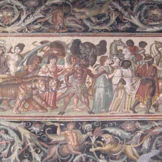 Mosaic of Dionysus in Setif Museum