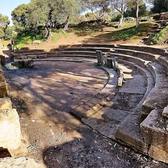 Amphitheater at Tipasa Roman Ruins
