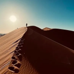 Sahara sand dunes